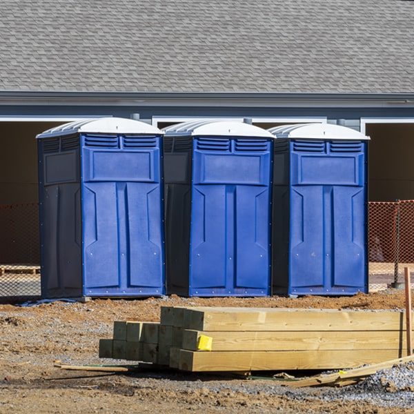 how often are the portable toilets cleaned and serviced during a rental period in Stapleton Alabama